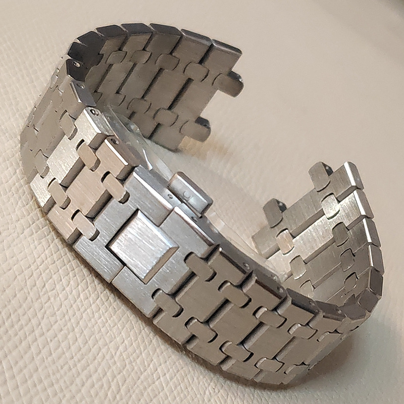Audemars Piguet Watch Royal Oak - Cinturino in acciaio inossidabile massiccio 904