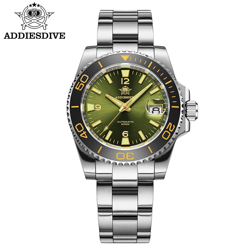Stainless Bracelet Diver - ADDIESDIVE Nuovo Regalo di Mergulho Orologio