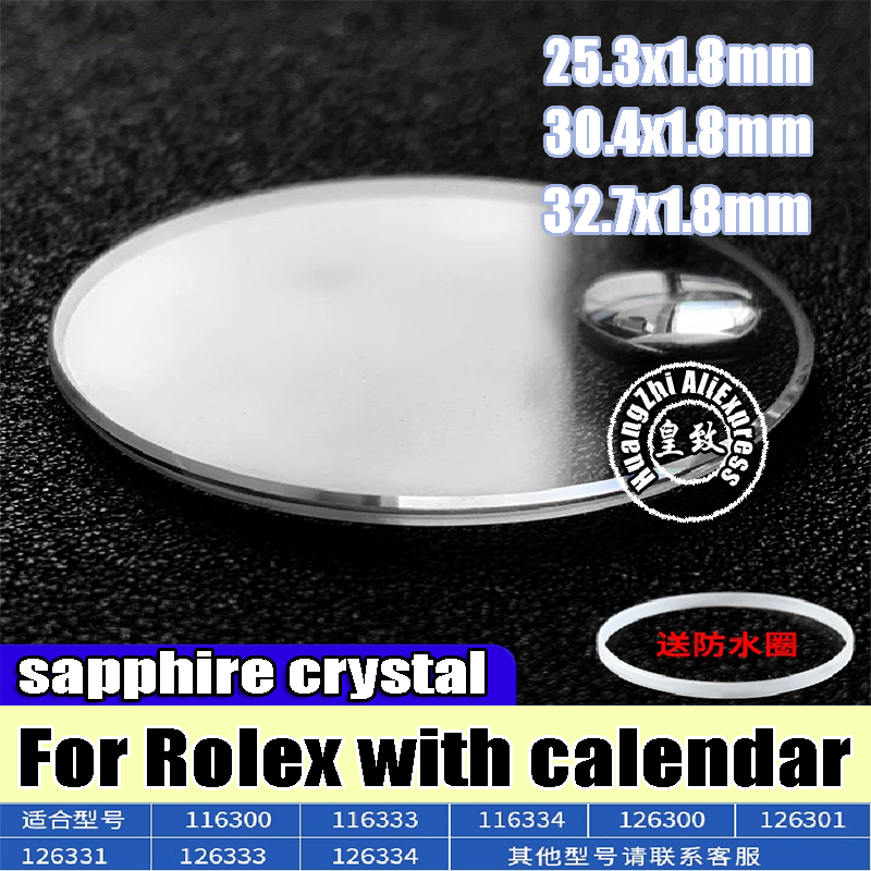 Rolex Watch Datejust - 30.4 Cristallo di zaffiro per Rolex