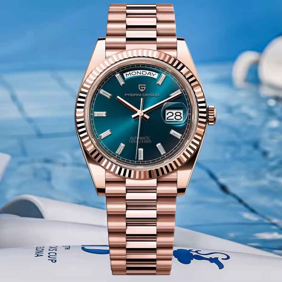 Rolex Watch Datejust - PAGANI DESIGN Nuovo colore oro rosa