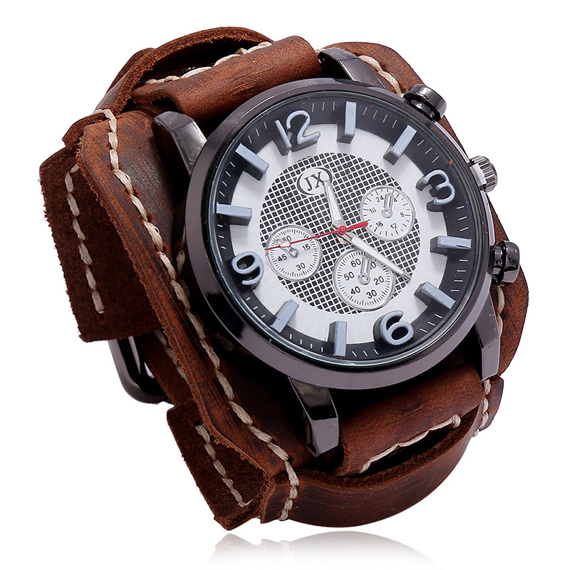 Nuovi orologi da uomo retrò in - Leather Watch Band Men recensione e prezzo