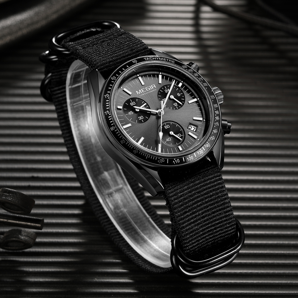 MEGIR Nuovi Orologi da Uomo di - Canvas Strap Watch recensione e prezzo