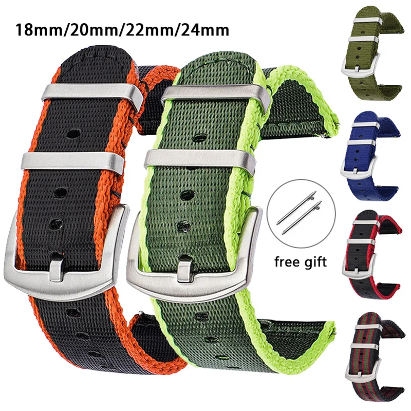 18/20/22/24mm cinturino in nyl - Canvas Strap Watch recensione e prezzo