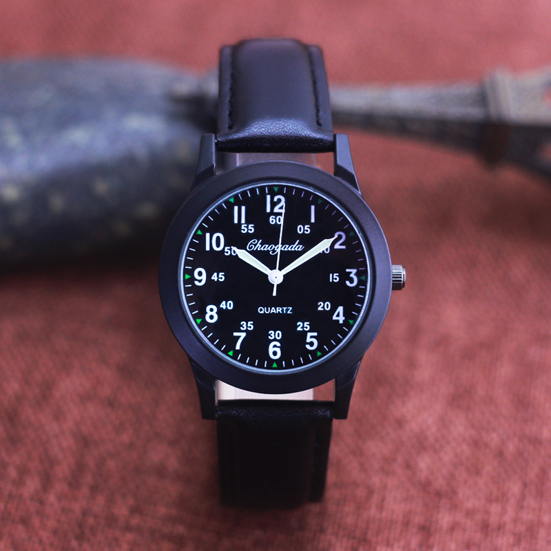 Chaoyada moda uomo ragazzi cin - Leather Watch Band Men recensione e prezzo
