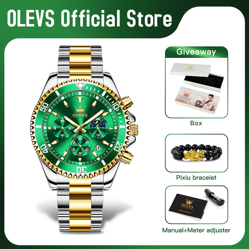 OLEVS 2870 Orologio da Uomo di - Rolex Watch Datejust recensione e prezzo