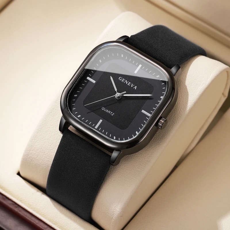 Orologio da uomo alla moda con - Leather Watch Band Men recensione e prezzo